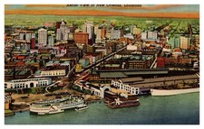 postcard Aerial View New Orleans Louisiana B2678 picture