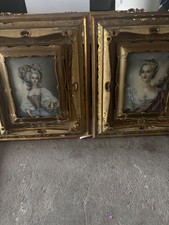 2 Antique -Style Portraits 15x18 of an 18th-century Noblewoman, picture