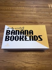 Kidrobot Andy Warhol Art BANANA BOOKENDS 9.5