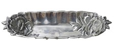 Vintage Alum Creations Floral Oblong Tray – 1991 Pintel Collection picture