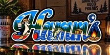 Hamm’s Beer Logo LED Light Box Sign Bear Lake Cabin Vintage Bar Man Cave Decor picture