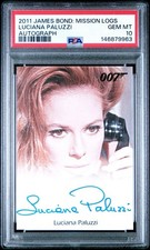 James Bond Mission Auto Autograph Luciana Paluzzi Fiona Volpe PSA 10 Gem Mint picture