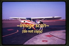 Ektachrome Slide of Piper PA-22 Tri-Pacer Private Aircraft Airplane in 1970 picture