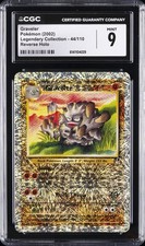 2002 POKEMON LEGENDARY COLLECTION REVERSE HOLO #44 GRAVELER CGC 9 picture