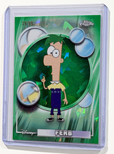 Topps 2026 Chrome Sapphire Disney Ferb Green Parallel #116 Serial #39/99 picture