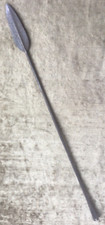 19th - 20th C South African Ugandan Karamojong Forged Iron Spear Head 29.75” picture