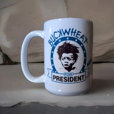 Vintage Style Buckwheat for President Mug - Little Rascals / SNL Parody picture