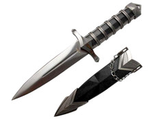 Pacific Solution Blade Dagger with Hard Plastic Scabbard 11 Inch Stainless knife picture
