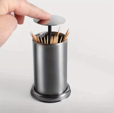 Stainless Steel Toothpick Holder Automatic Spring picture