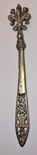 UGO  BELLINI ITALY FLEUR-DE-LIS SILVERPLATE LETTER OPENER picture