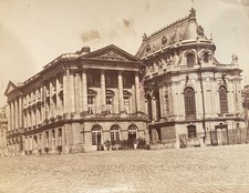Antique Albumen Photo Versailles La Chapelle France c1890 11.5x8.5 picture