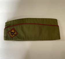 Vintage BSA Boy Scout Uniform Garrison Cap Official Logo Size Medium picture