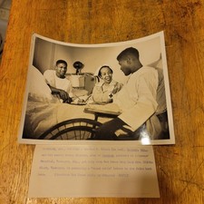 1946 African American Red Cross Grey Lady photo Wounded Soldiers Tuskegee  picture