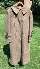WW1 US Army Officer Heavy Wool Trench Coat With Hood~ NOT A REPRO picture