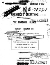 184 Page Marshall Islands Amphibious Operations January February 1944 on Data CD picture