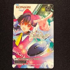 Konami e-AMUSEMENT PASS Card Bemani Touhou Project Amusement IC picture