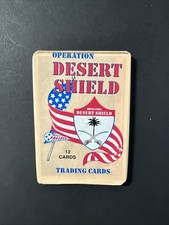 Pacific Operation Desert Shield 1991 Trading Card Pack 12 Cards Desert Storm picture