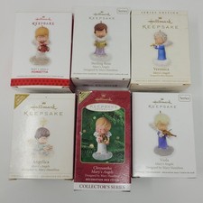 Hallmark Keepsake Ornament Mary's Angels Musical Instruments Flowers 2001-2013 picture