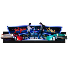 Pulp Fiction Pinball Topper  Acrylic Led RGB Topper for Pinball Machine picture