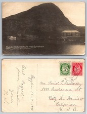 Vintage Bygdin Höifjeldshotel Synshorn Norway Postcard 1917 Carl Normann Posted picture