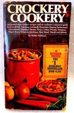 Vintage📙Crockery Cookery CrockPot Cookbook Farmhouse Kitchen Shabby Chic Cuisin picture