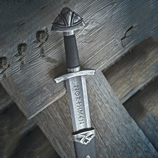 Handmade Northman Sword Damascus Steel W/Scabbard Long Roman Sword, Gift For Him picture