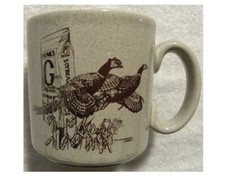 Vintage Funk's G Brand Soybean Seed MUG, Funks Pheasant Cup, Unused picture