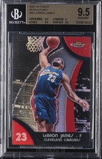2007-08 FINEST REFRACTOR #40 LEBRON JAMES BGS 9.5 picture