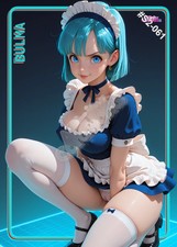 Bulma Dragon Ball Custom Sexy Anime Waifu Trading Card Standard picture