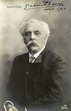 Gabriel Faure Musician Composer Signed Autograph RPPC Photo Postcard COPY picture