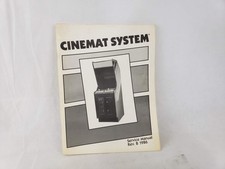 1986 Cinematronics Cinemat System Arcade Operation, Service, Instruction Manual picture
