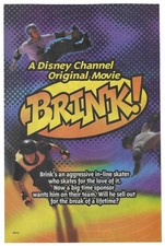 Vintage 2-Page Ad - Disney Channel Original Movie - Brink - In-Line Skating picture
