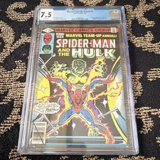 Marvel Comics Marvel Team-Up Annual #2 CGC 7.5 (1976) Spider-Man Hulk picture