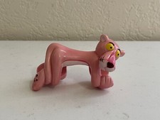Vtg UAC Geoffrey Royal Orleans Korea Ceramic Pink Panther Candle / Napkin Holder picture