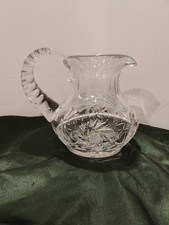 Vintage Beautiful Polish  Cut Crystal Pinwheel Pattern 5