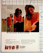 1960s Clairol Nice'n Easy Hair Color Shampoo Vintage Magazine Ad Ephemera picture
