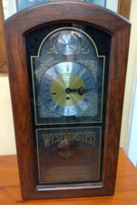 Linden Westminster Chime Mantle/Wall  Pendulum Fugeti Clock West Germany 341-020 picture
