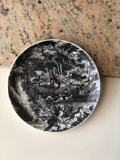 Ulenhorst Vintage Mini 4” Trinket Plate Classic Hunting Scene German Porcelain picture
