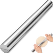 100% Stainless Steel Rolling Pins for Baking 16.5