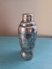 Antique 1920 Art Deco Silver Plated Cocktail Shaker picture