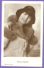 POLA NEGRI # 355/5 VINTAGE PHOTO PC. PUBLISHER GERMANY 4843 picture