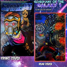 guardians ot Galaxy 1 BossKong Original Art Sketch Cover 1/1  starlord / Rocket picture