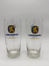 Set Of Two Lowenbrau Beer Glasses 0.3L picture
