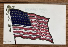Antique Old Postcard USA Flag America Forever Liberty Early 1900s picture