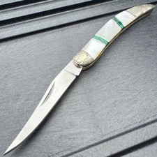 Mother of Pearl Gentleman's Toothpick Folding Pocket Knife - NEW picture