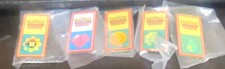 Pokemon Set of 5 Kanto Gym League Badge Pins Vintage 1999/2000 Factory Sealed picture