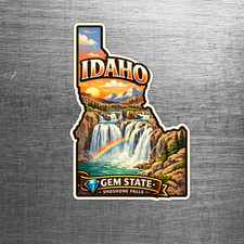 Idaho Custom State Sticker 
