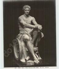 ARES LUDOVISI Sculpture c.1850s Photo by James Anderson, ca.1930s Press Print picture