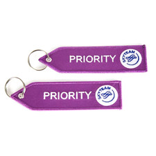 SKYTEAM/ONE WORLD/STAR ALLIANCE EMBROIDERED KEYCHAIN/BAGGAGE TAG VERY LIMITED picture