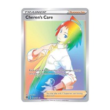 Pokémon Cheren's Care 177/172 Rainbow Rare Brilliant Stars Card picture